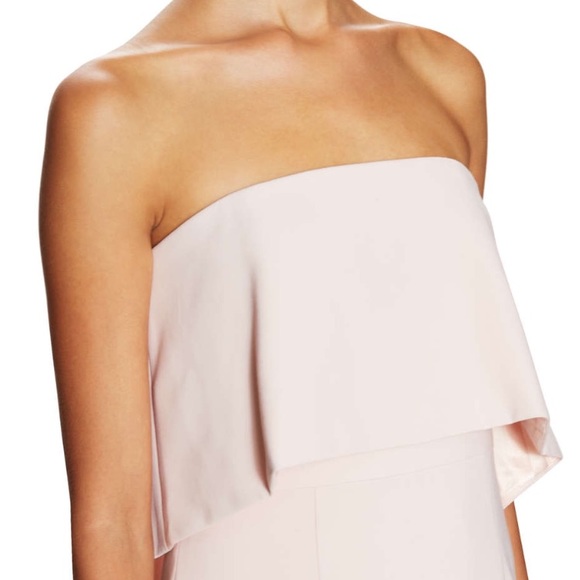 Jay Godfrey blush overlay cutout mini dress - Picture 4 of 5