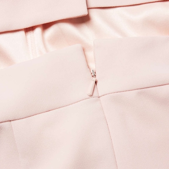 Jay Godfrey blush overlay cutout mini dress - Picture 5 of 5