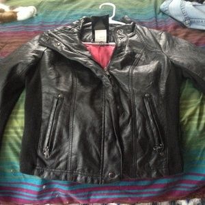 NWT! Therapy pleather jacket, size large