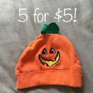 👶Halloween time pumpkin baby hat!