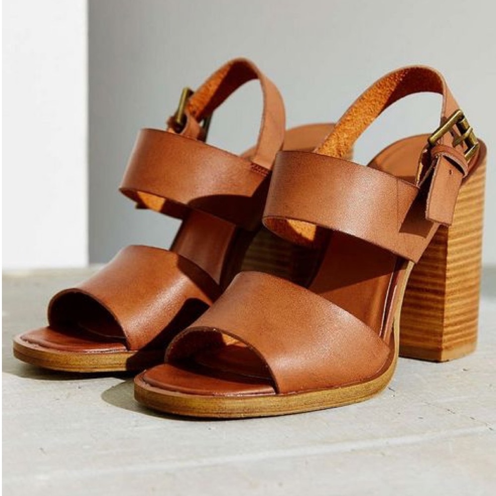 Urban Outfitters strapped block heel