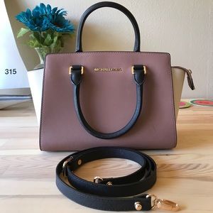 Michael Kors Color Block Medium Selma
