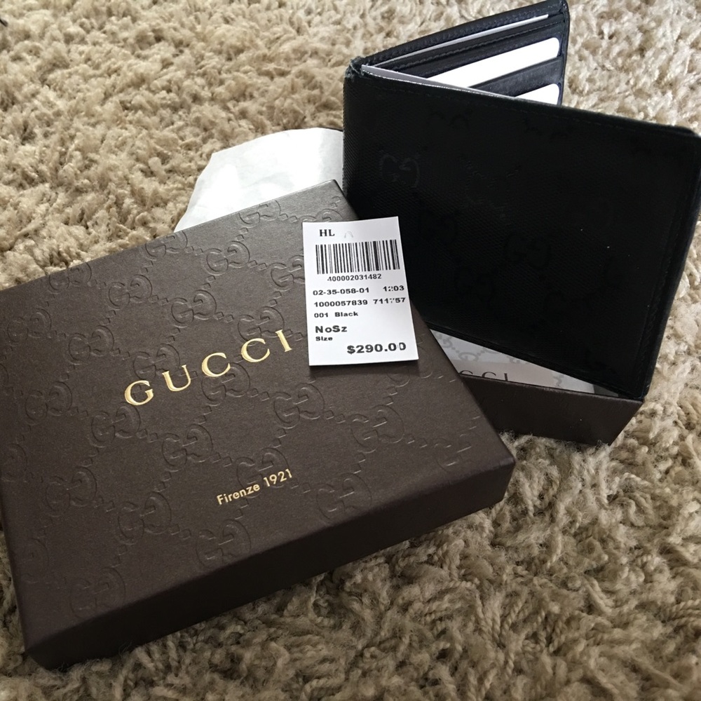 Men's Gucci Black Wallet
