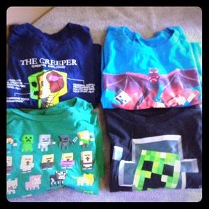 Mine craft tees