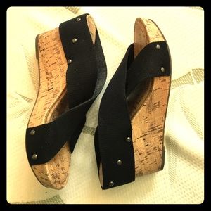 Cork Wedge Sandals