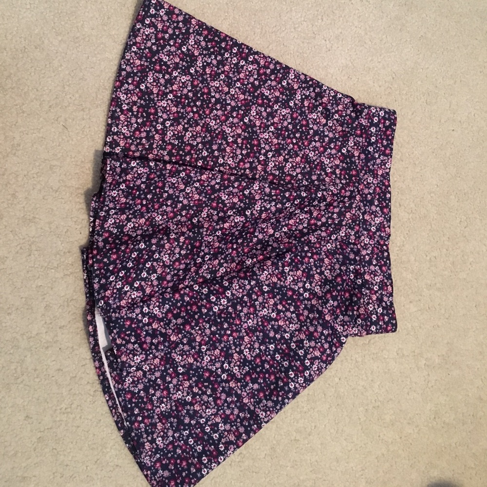 Flower mini skirt