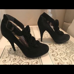 Steve Madden rose ankle strap heels