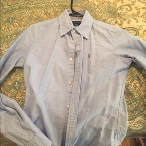 Polo blue button up