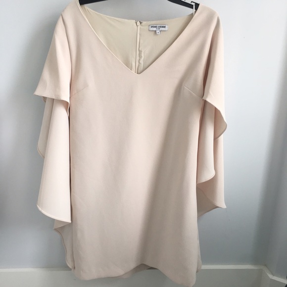 Opening Ceremony Cascade Sleeve Crepe Dress Cape - Picture 7 of 8