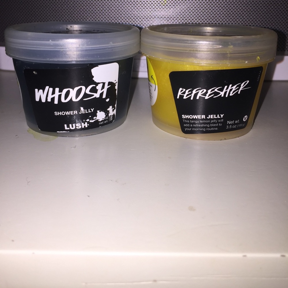 Lush shower jellies