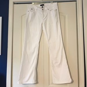 Banana Republic white jeans (flare)