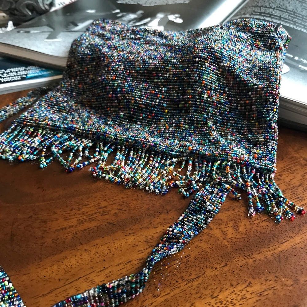 Vintage BEADED MINI Purse