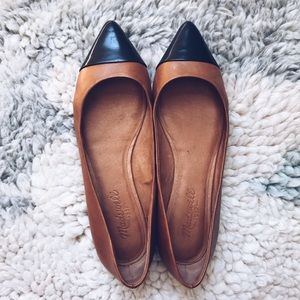 Madewell Patent Leather-Toed Flats