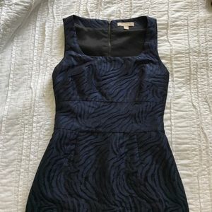 Banana Republic Zebra Print Cocktail Dress