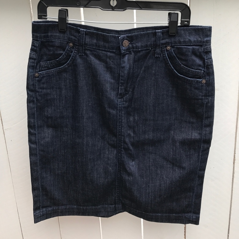 Citizens of Humanity Dark Denim Pencil Skirt