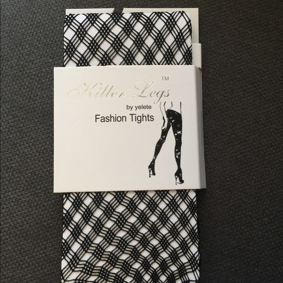 Black Fishnet Stockings - Picture 4 of 6