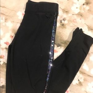 PINK sparkle legging