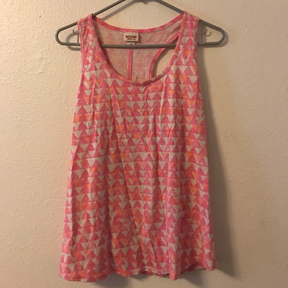Pink and Orange Abstract Tank - Picture 1 of 3