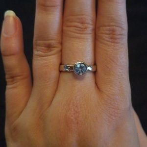 Blue stone ring