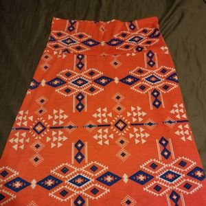 Knit maxi skirt
