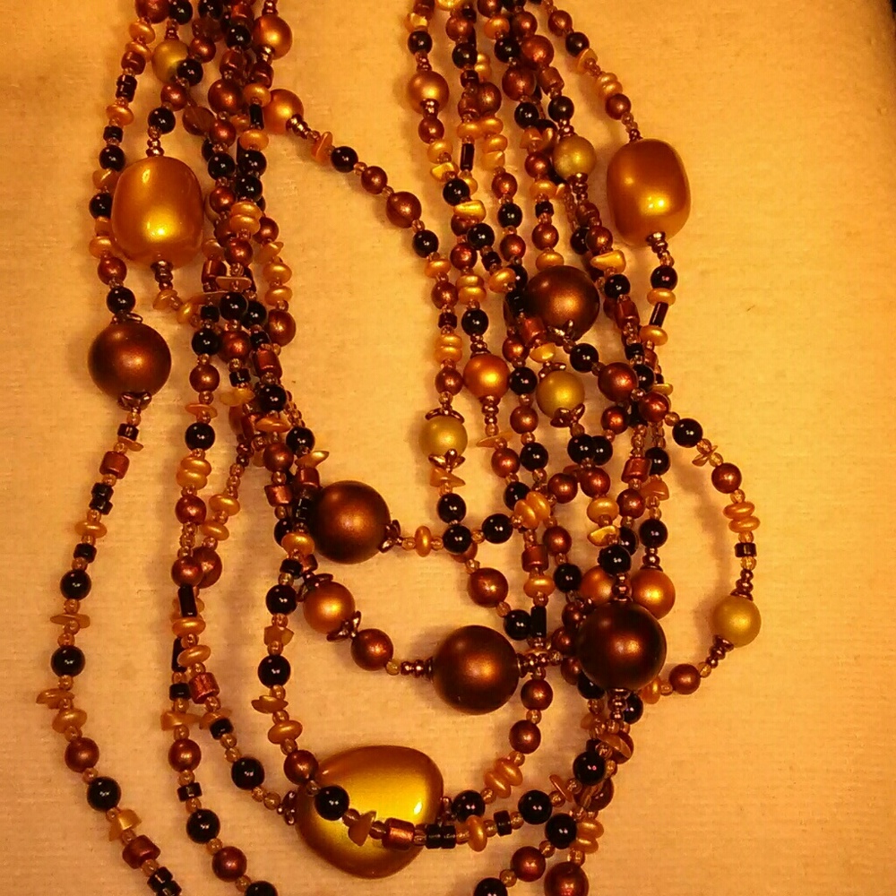 Muti strand necklace