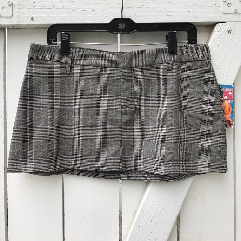 Lucy Love Plaid Short Skirt - NWT