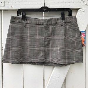 Lucy Love Plaid Short Skirt - NWT