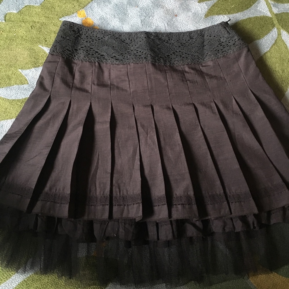 Funky black one of a kind skirt