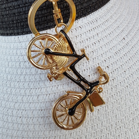 Bicycle Rhinestone Keychain - Picture 2 of 3