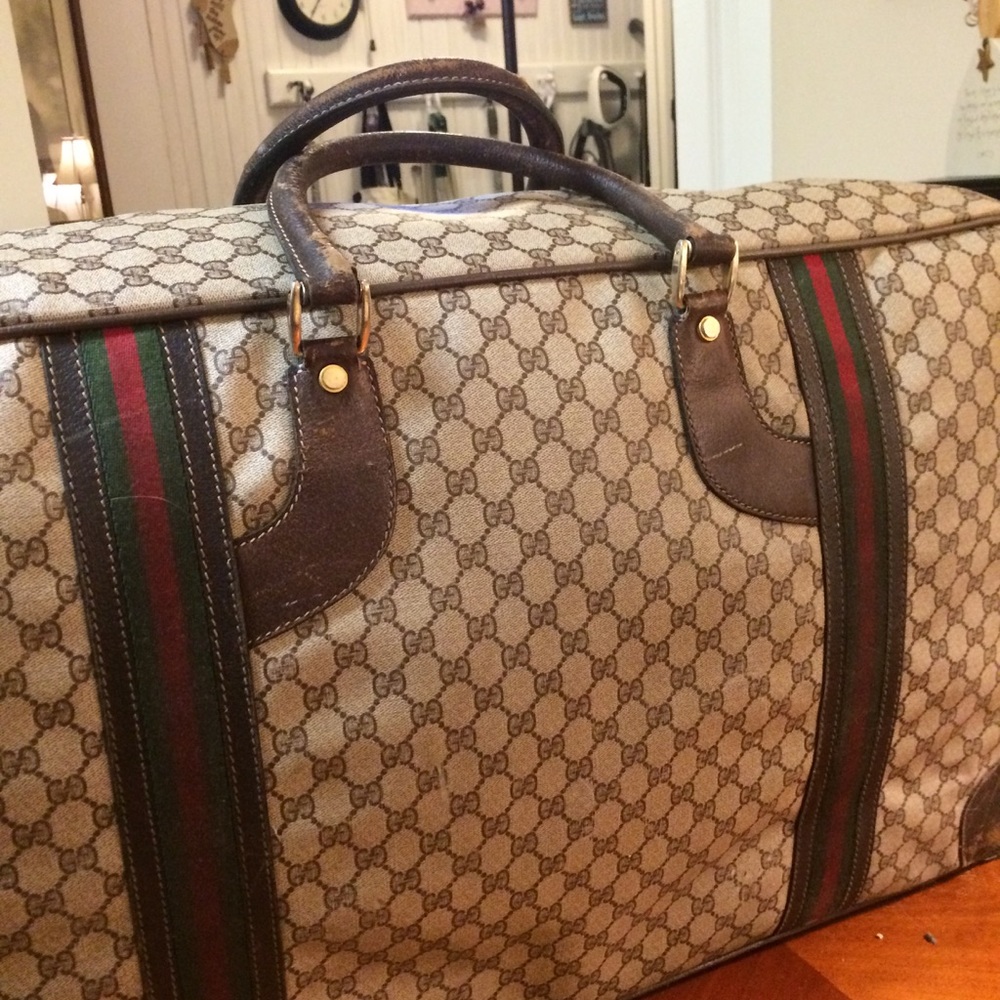 Authentic Gucci Large Vintage Suitcase