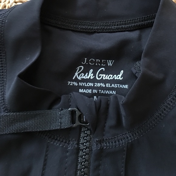 J Crew Sleeveless Zip Front Rash Guard Med NWT - Picture 3 of 4