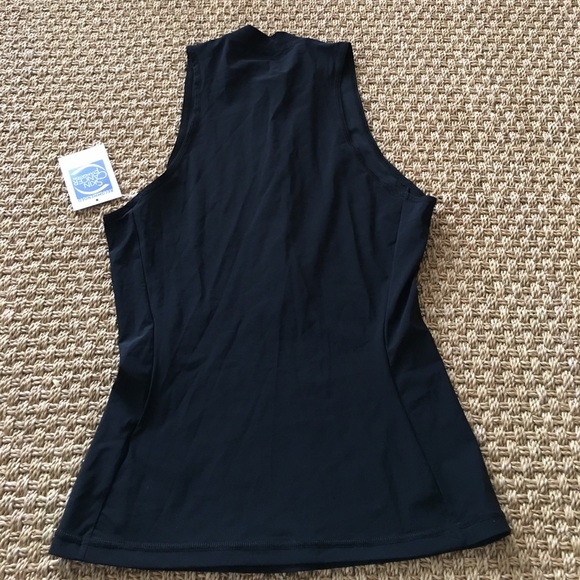 J Crew Sleeveless Zip Front Rash Guard Med NWT - Picture 4 of 4