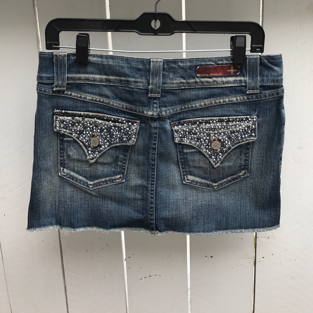 Denim Mini Skirt Size M