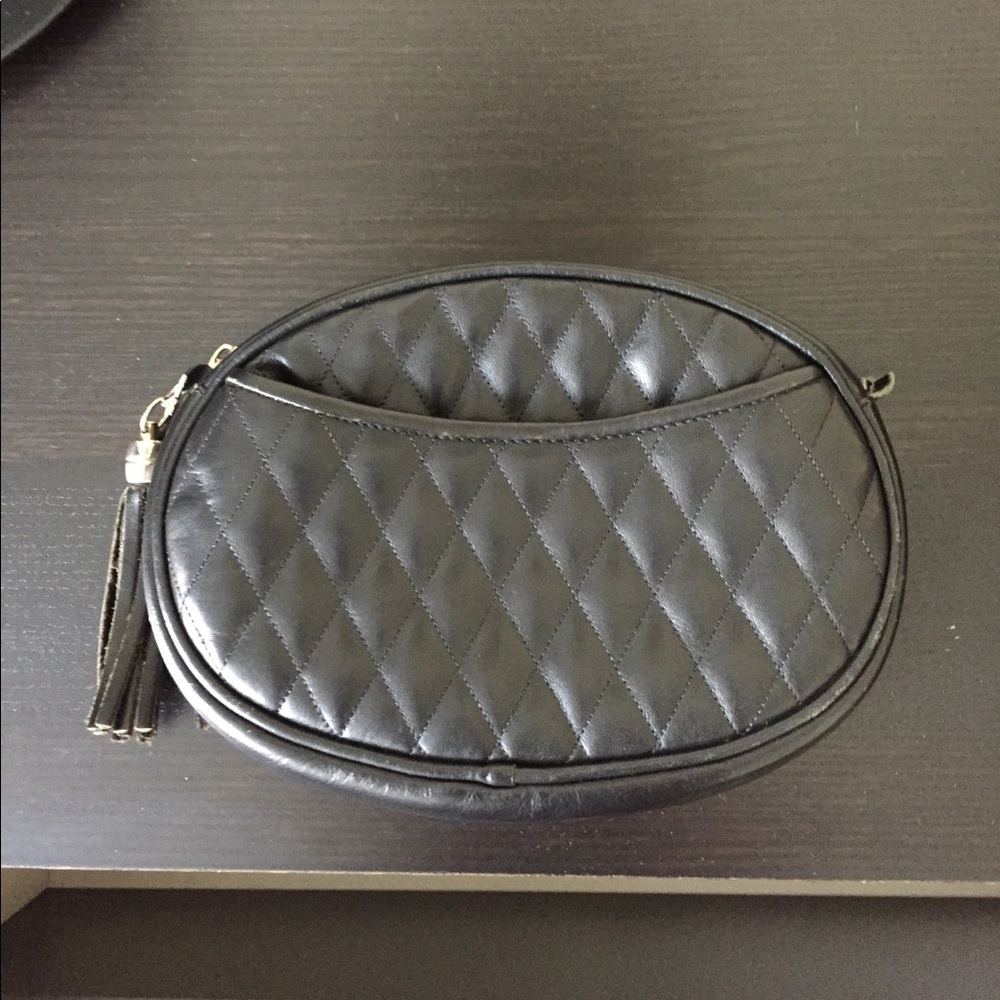 Vintage quilted clutch