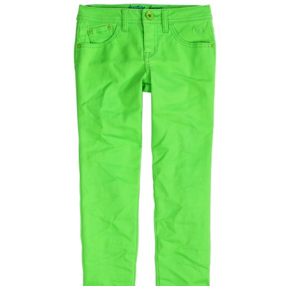 Neon Green Jeans from Justice - Picture 4 of 4