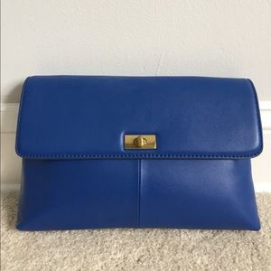 J.Crew Blue Clutch