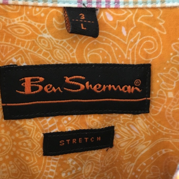 🌟Ben Sherman🌟 Special Brew Multi-Colored Shirt - Picture 4 of 5