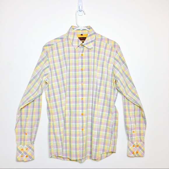 🌟Ben Sherman🌟 Special Brew Multi-Colored Shirt - Picture 1 of 5