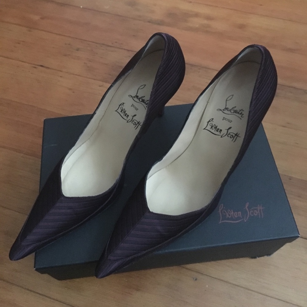 Louboutin for L'Wren Scott Stunning Blk/Red Pumps