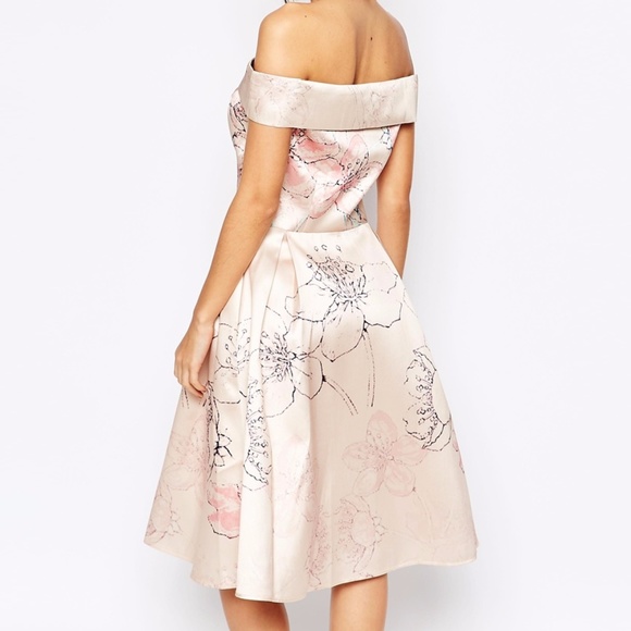 💟 Chi Chi London Off shoulder Midi - Picture 3 of 4