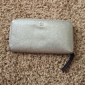 Kate Spade glitter wallet
