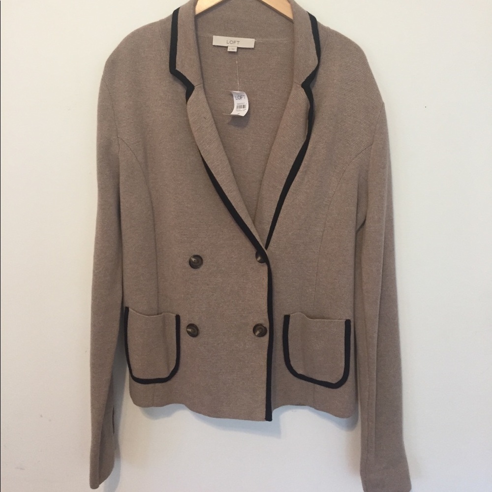 Camel Sweater Blazer