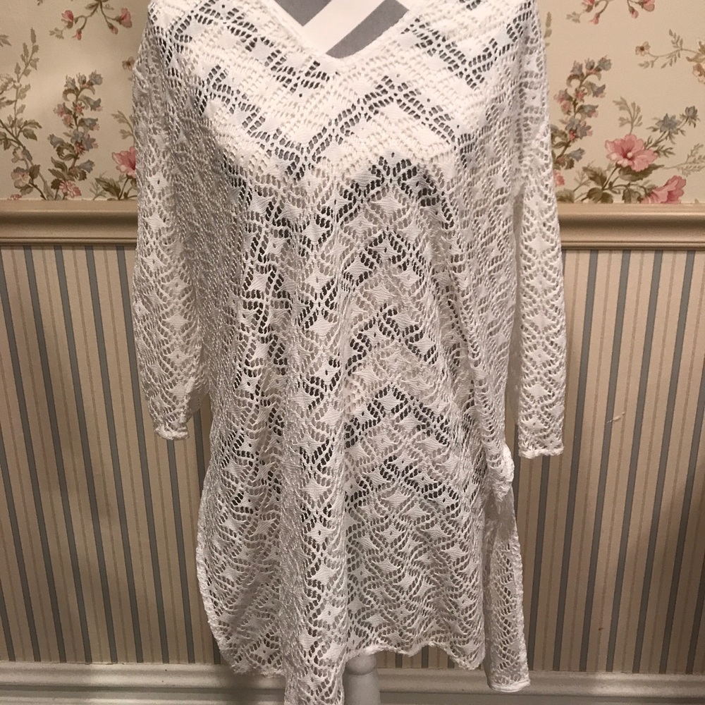 Crochet beach cover up