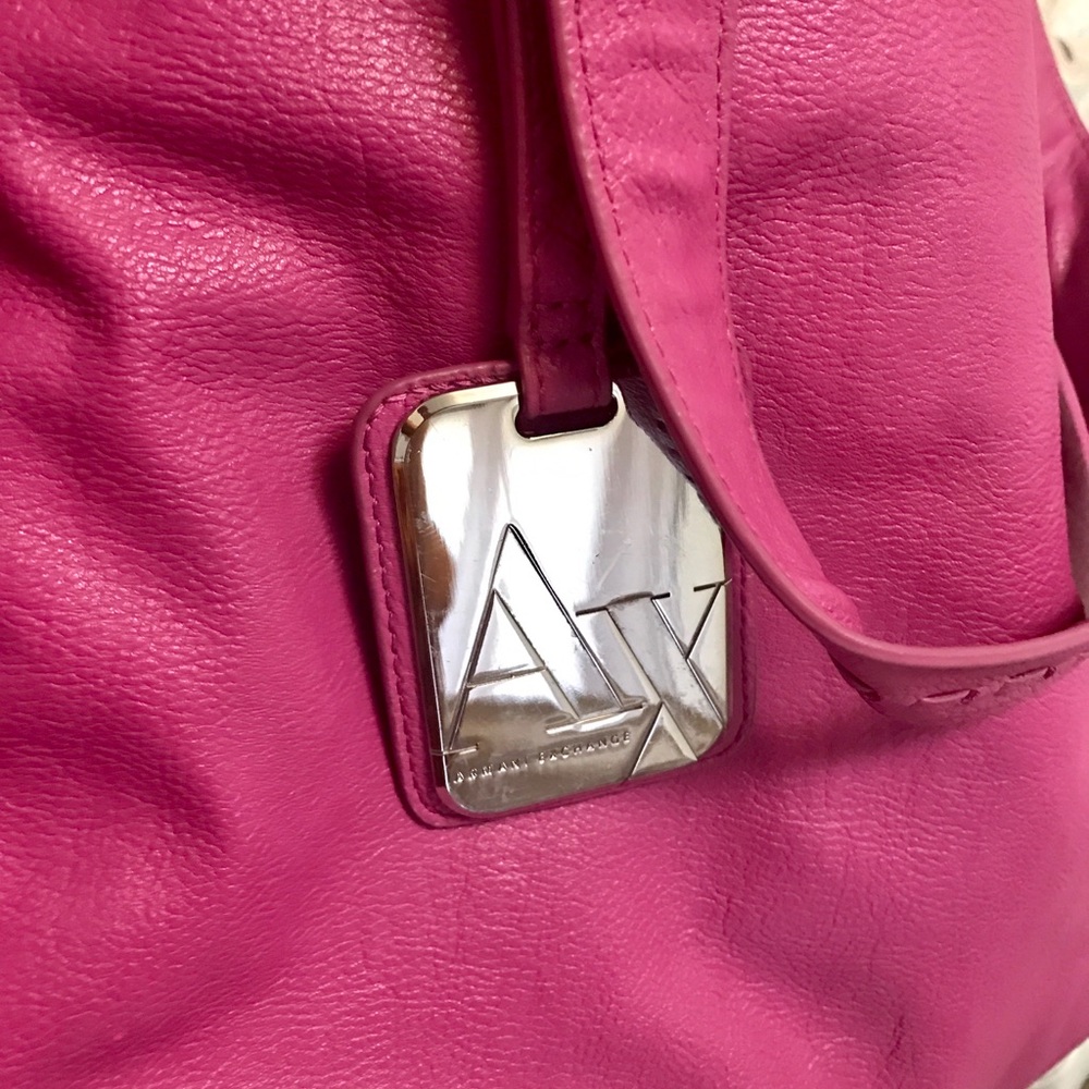 Armani Exchange tote handbag.