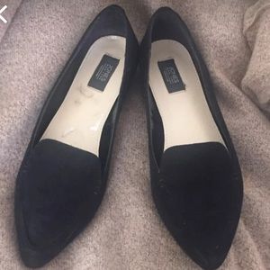 Black suede Loafers