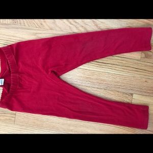 Size 4 Red Tea Leggings