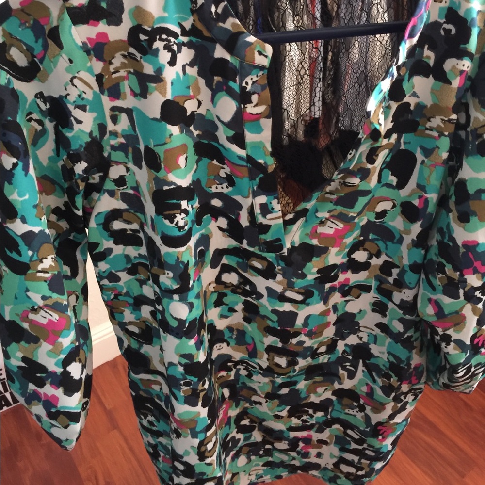 Multi color blouse in size small