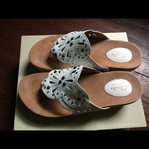 Clarks scandal white leather 7M