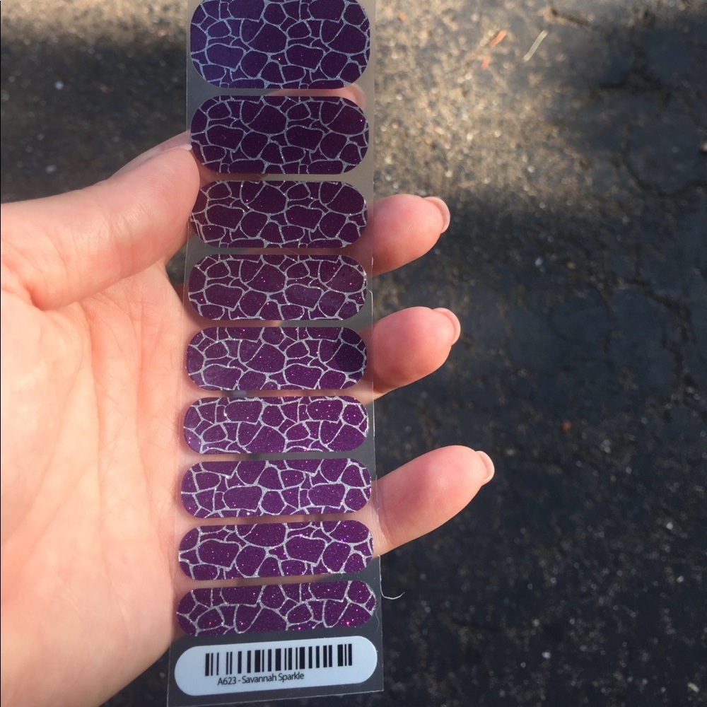 Jamberry nail wraps: Savannah Sparkle