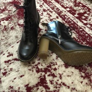 High heel ankle boots